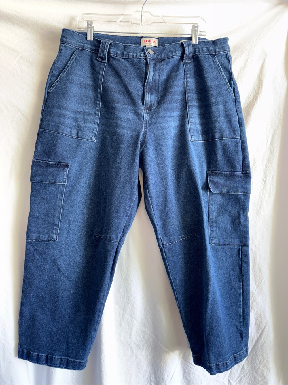 sofia by sofia vergara Navy Blue Men's Cargo Pants #0074